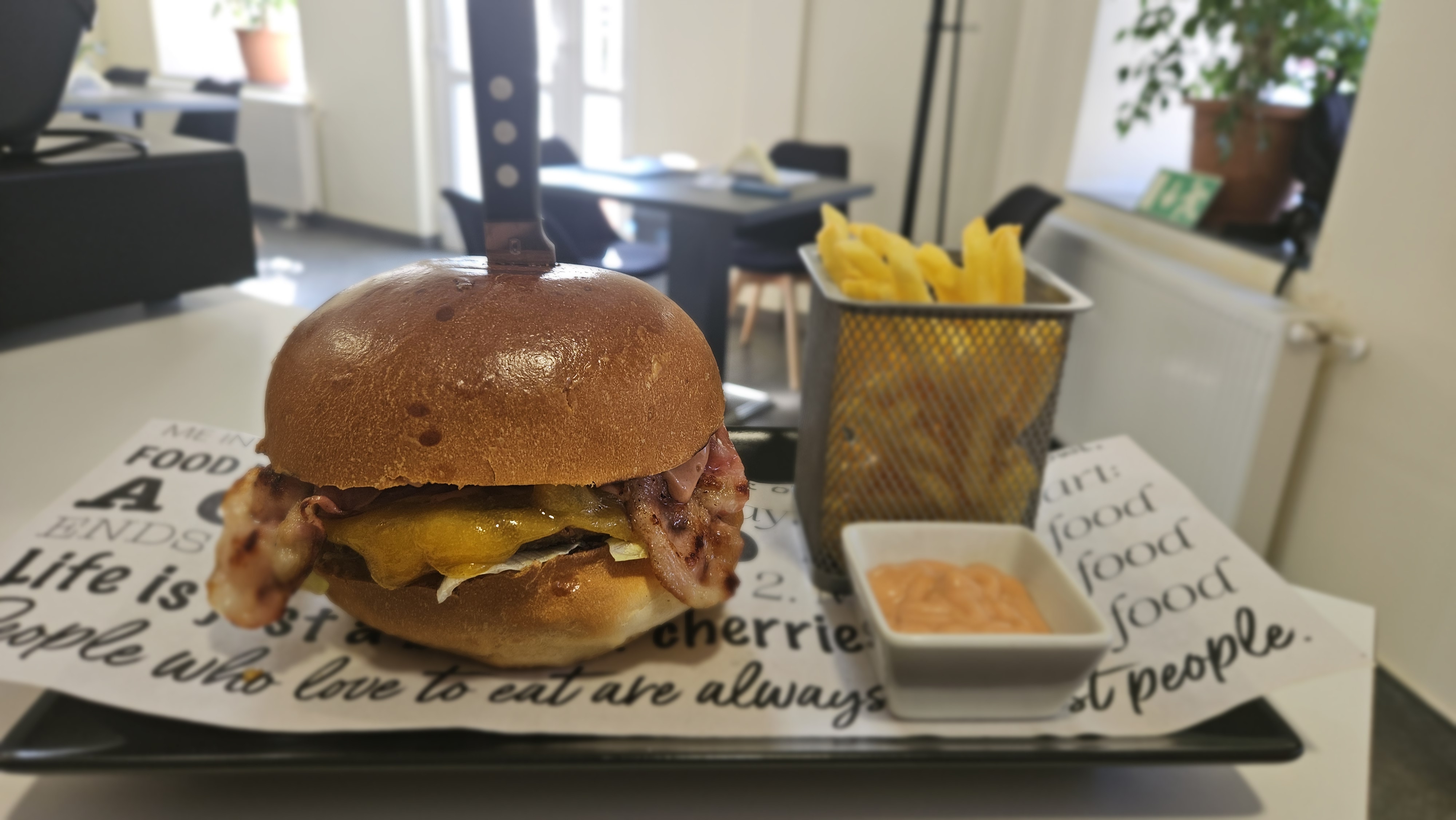 Dávid kedvence Burger